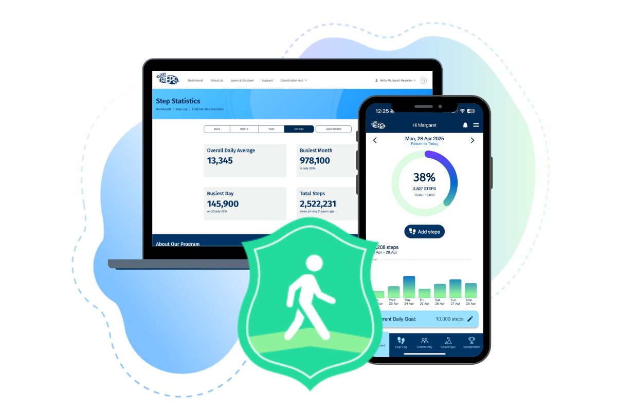 2025_04 2771 Feed Image Personal Step Challenge - Blob Web App Badge