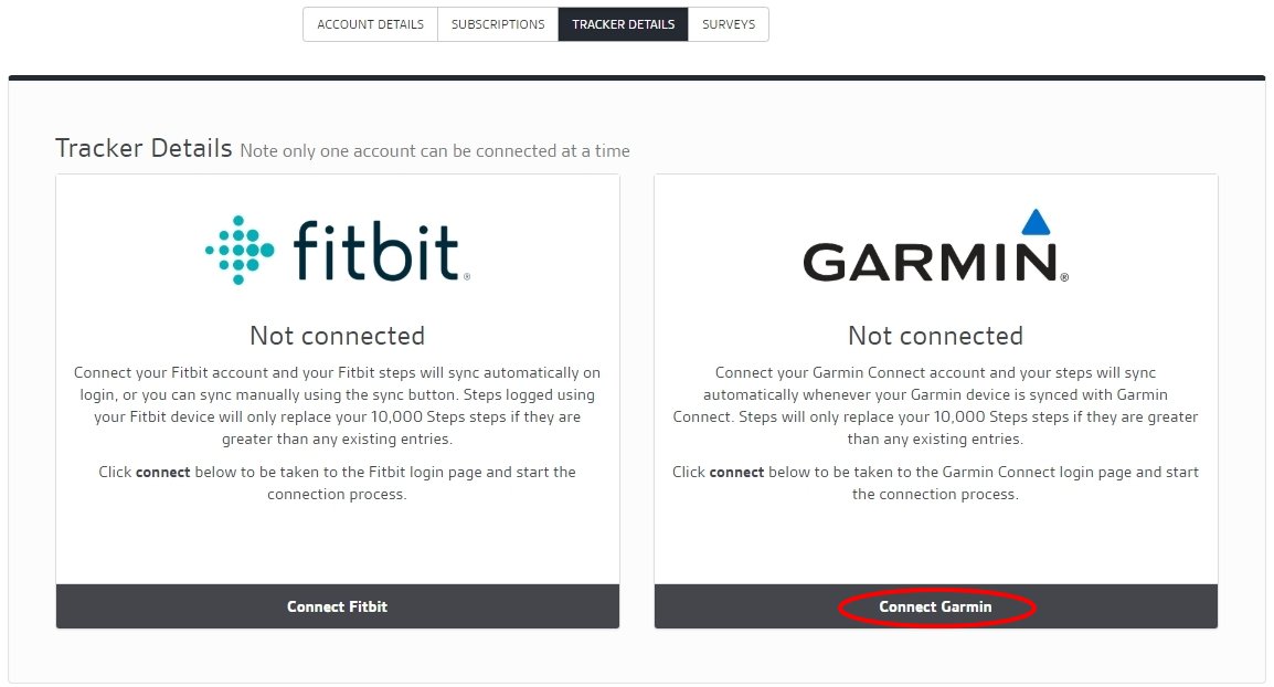 Connecting with Garmin 2