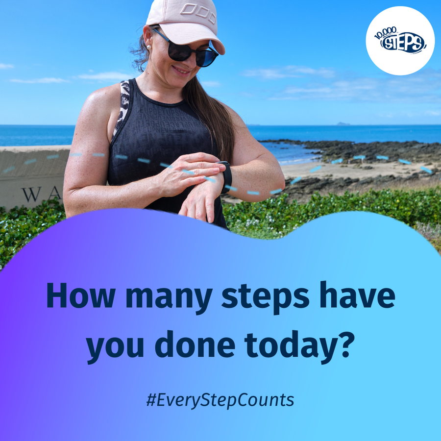 How many steps have you done today_ 1