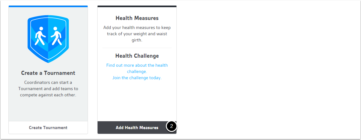 Step 2 of Joining a Health Challenge