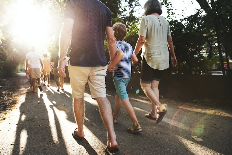 Family Walking